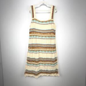 NWOT Kings Road Dress Size XL Crochet Boho Cottagecore Romantic Feminine